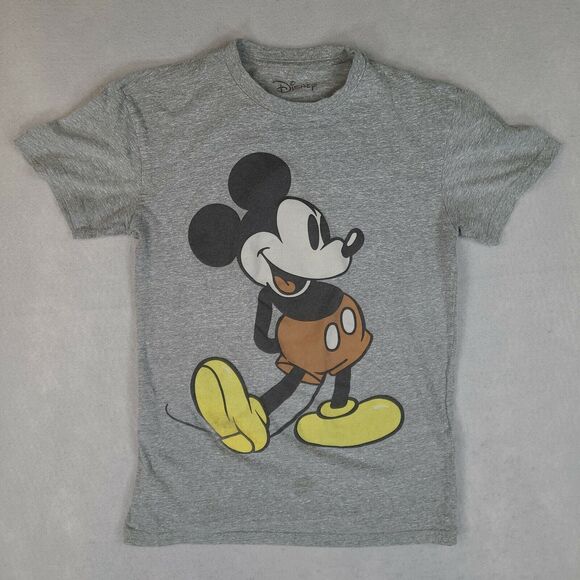 Disney Micky Mouse Shirt Women’s Medium‎ Gray - Picture 1 of 10